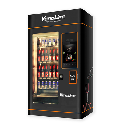 DEX Wine Bottle Vending Machine , 550kg Champagne Vending Machine