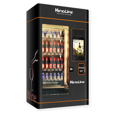 DEX Wine Bottle Vending Machine , 550kg Champagne Vending Machine