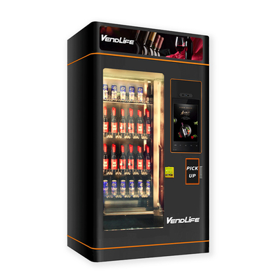 Multimedia moet Mini Liquor Bottle Vending Machine IOT Connected