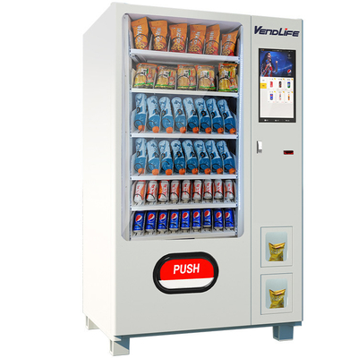 220V Soda Snack Combo Vending Machine , 0.45kw Mechanical Snack Vending Machine