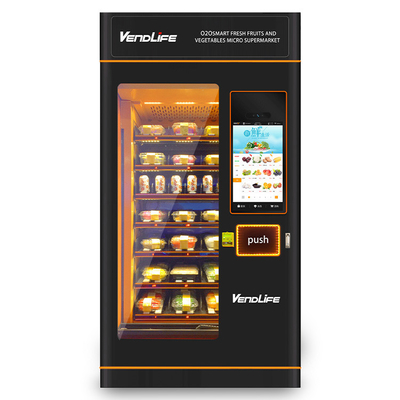 Commercial Fresh Food Vending Machines 900W 110V With 23.6in Touchscreen