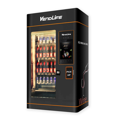 Multimedia moet Mini Liquor Bottle Vending Machine IOT Connected